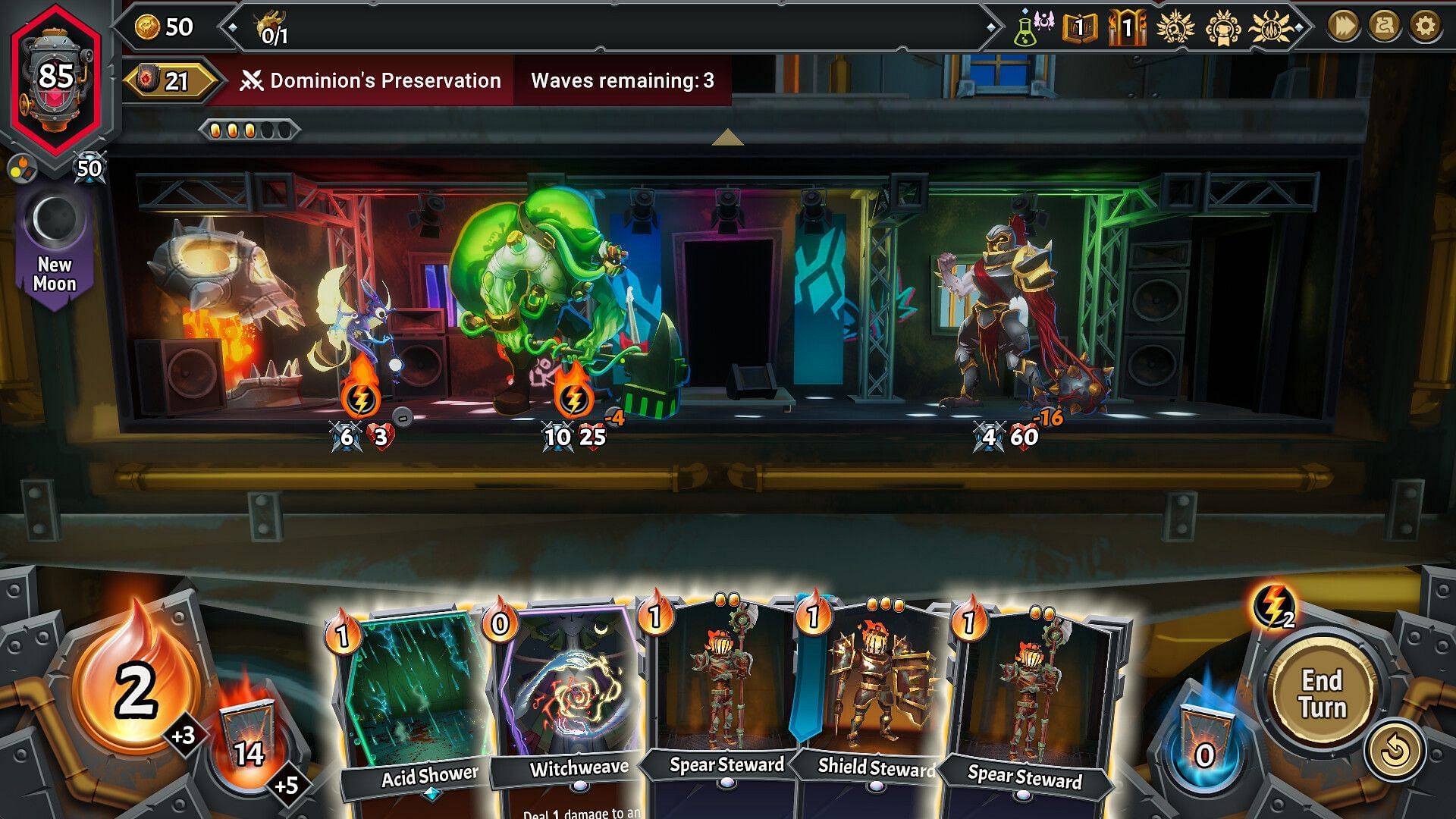Monster Train 2 features 51 trophies in total (Image via Big Fan Games)